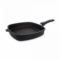 Сковорода гриль AMT Frying Pans Titan 28x28 см для индукционных плит со съемной ручкой