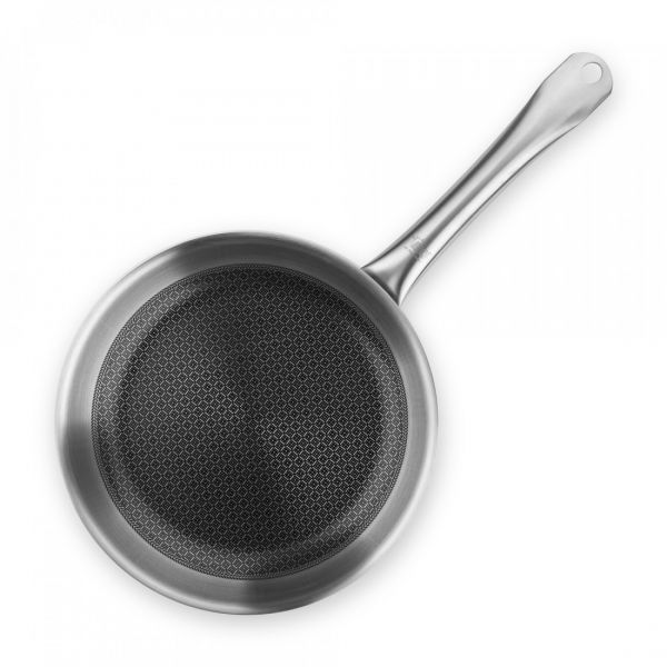 Сковорода с антипригарным покрытием 24 см, нержавеющая сталь 18/10, Relief Solution, 35824, ELO