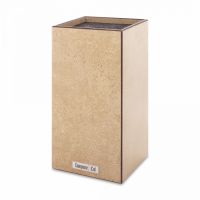 Подставка универсальная для кухонных ножей, 11х11х24 см, порфир кремовый, композитный материал, Fashion, PDN110433KL6, ComposeEat