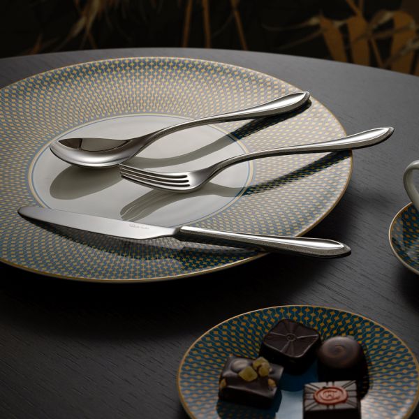 Набор столовых приборов на 6 персон, 24 предмета, Kemble Textured ROBERT WELCH KETBR1099V/24