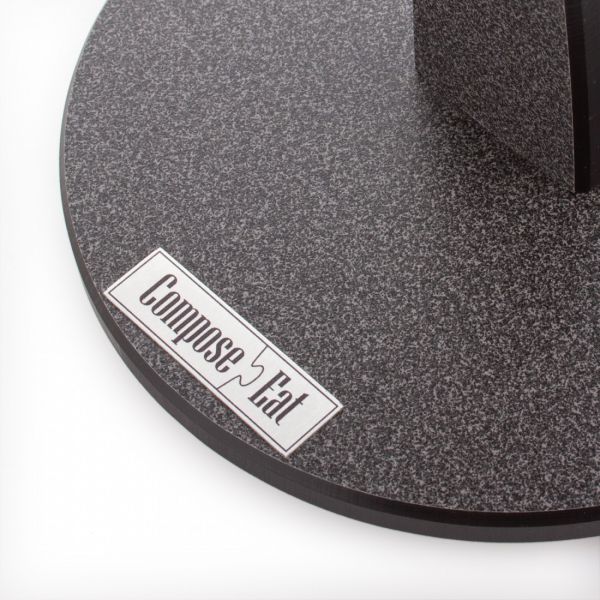 Держатель для бумажного полотенца 31x15 см, настольный, мрамор черный, композитный материал, Elegance ComposeEat