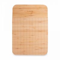 Доска разделочная из бамбука, 34x24x1.9 см Chopping boards and Knives, с рифленой поверхностью, TREBONN