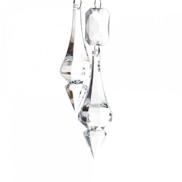 Игрушка елочная 44 см, акрил, Бусы с кристаллами, Event
