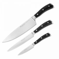 Набор из 3-х кухонных ножей поварская тройка, Classic Ikon, 1120360305, WUESTHOF