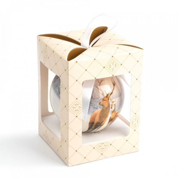 Игрушка елочная 7 см, пенопласт, шар, Magic time, New year
