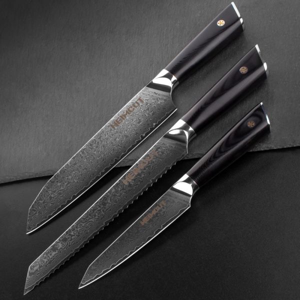 Нож кухонный Santoku 18 см, Triangle Damascus, HC/ENERGY-SA-18, HEIMCUT