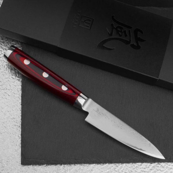 Нож для чистки 10 см, GOU 161, дамасская сталь, YA37135, YAXELL