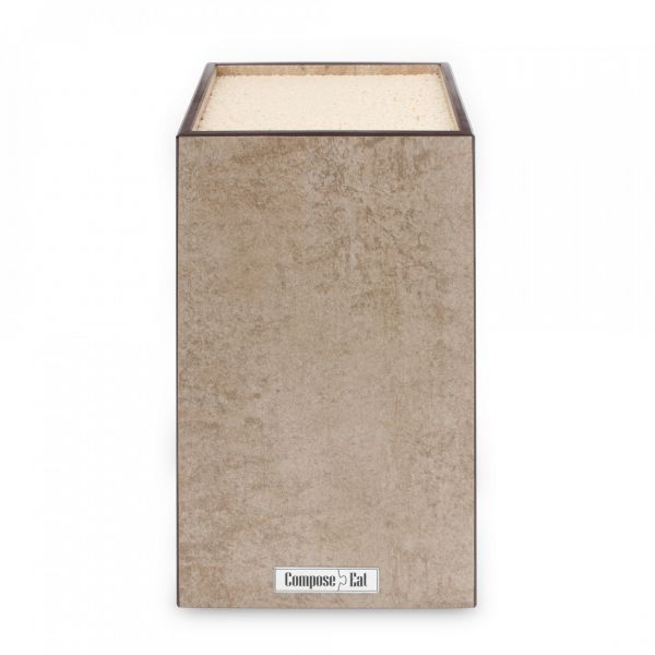 Подставка универсальная для кухонных ножей, 12х12х24 см, порфир кремовый, композитный материал, Fashion, PDN120433KL6, ComposeEat