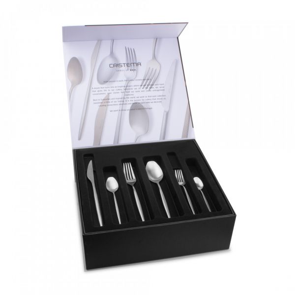 Набор столовых приборов на 12 персон 75 предметов Rabat, PEP-19300-75LE, CRISTEMA