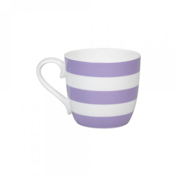 Кружка «Линии - Purple» 425 мл, фарфор, белый, фиолетовый, 11 2 057 2816, KOENITZ