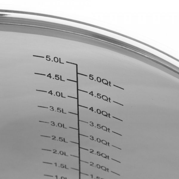 Кастрюля со стеклянной крышкой 5,3 л, 24 см, нержавеющая сталь, Profi Duo Therm, 40224, ELO