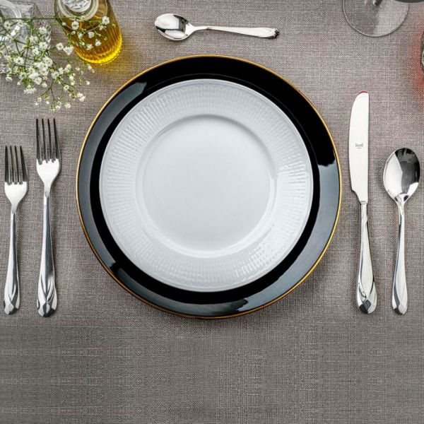 Набор столовых приборов на 6 персон, 24 предмета, Diamante, 100922024, THE LUXURY ART MEPRA