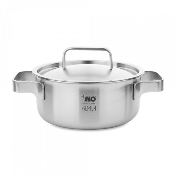 Набор посуды из 8 предметов для индукционных плит, 3 кастрюли, 1 ковш, 4 крышки, Limited Edition, 33400, ELO