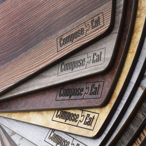 Доска разделочная, композитная, 22х15см, рустика ComposeEat