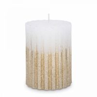 Свеча 10 см, цилиндрическая, шампань, Column