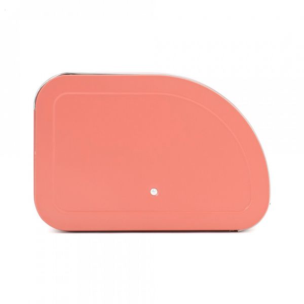 Хлебница со сдвигающейся крышкой 44.5x26.2x17.3 см, нержавеющая сталь, пластик, терракотовый, Roll Top BRABANTIA