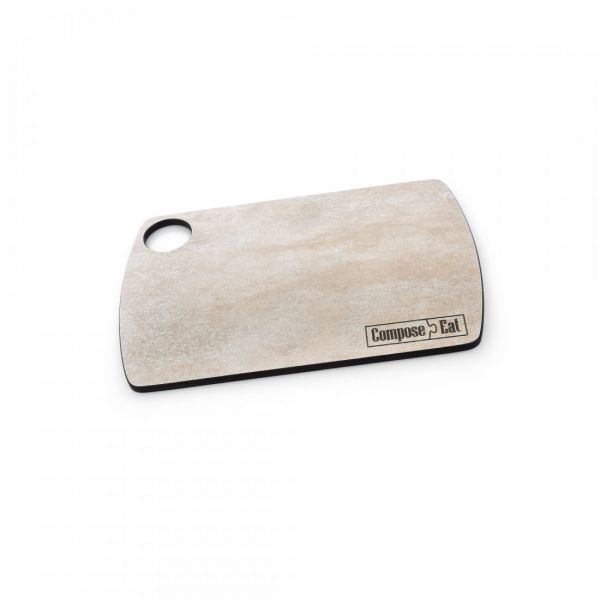 Доска разделочная композитная, 22х15 см, порфир кремовый ComposeEat