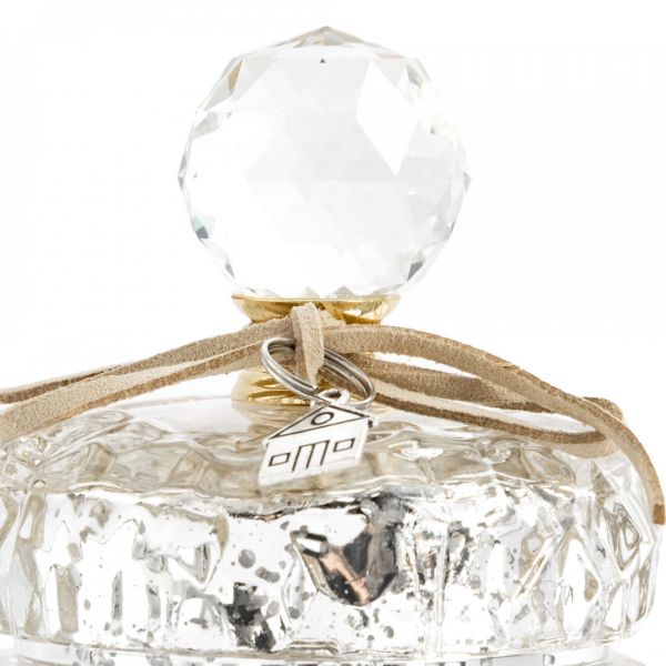 Шкатулка с подвеской 7х9 см, 50 мл, стекло Р, шампань, Townlet
