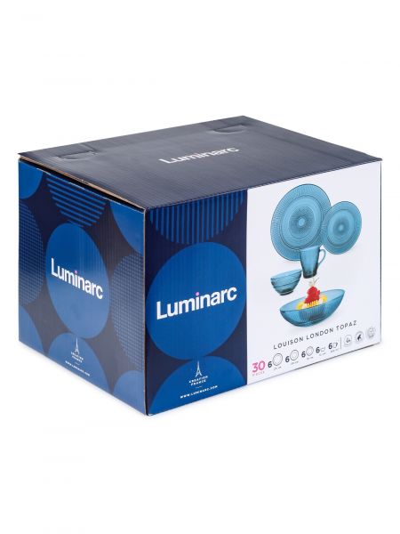 Набор столовый ЛУИЗ ЛОНДОН ТОПАЗ 30пр LUMINARC