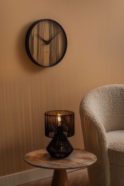 Часы настенные Karlsson WOOD MELANGE, светлое дерево, липа, 40х40х4,5 см, бесшумный механизм, батаре