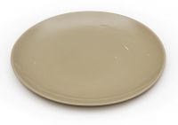 PLATE MEDIUM sand Тарелка бежевый 210 мм, фарфор