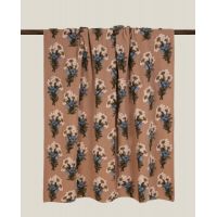 Плед BUNCH OF FLOWERS BEIGE, 150x200 см шерсть 55% полиэстер 45%, 1070г FRATI HOME