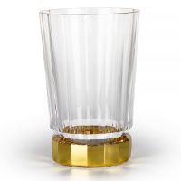 Набор стаканов MACASSAR TUMBLER 6 шт, хрусталь, золото 24К Cre Art