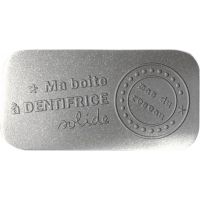 Коробочка Mas du Roseau BOITE для твердой зубной пасты 8.5х4 см, алюминий