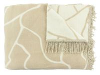Плед CLAUDI LINEAS NATUREL, 150х200см, 60% хлопок 40% акрил