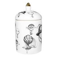 Свеча ароматическая Rory Dobner BALLOONS 750 гр, свежий цветок хлопка, 9 ? 9 ? 16 см, фарфор