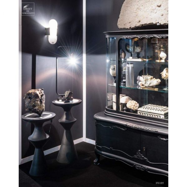 Side table (L)Столик диам 37,5 Н 73 см металл, мрамор