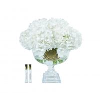Provence Hydrangea BouquetБукет гортензий, белый, 2 спрея по 10 мл , золотой декор
