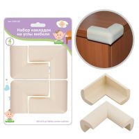 Набор накладок на углы мебели 4шт МУЛЬТИДОМ