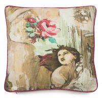 Подушка декоративная EMPIRE DESIGN 45x45 см, 50% лен 50% вискоза, внутренняя подушка - чехол хлопок сатин, наполнитель конфорель EW10