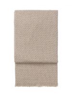 DIAGONAL beige/ latte Плед 130/190 35% альпака + 35% шерсть + 30% микрофибра 790 гр