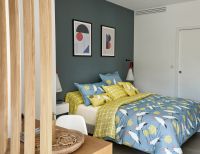 Постельное бельё LOVE BIRDS DENIM пододеяльник 155х200 простынь 180х290 2 наволочки 50х75