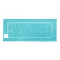 Коврик для ванной COMORES CELADON 50/110 бирюзовый хлопок 1350 гр/м2