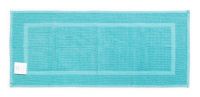 Коврик для ванной COMORES CELADON 50/110 бирюзовый хлопок 1350 гр/м2