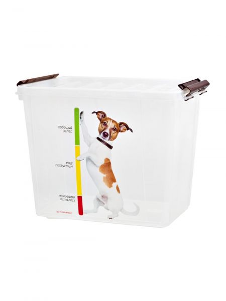 Контейнер для корма животных 25л ПОЛИМЕРБЫТ