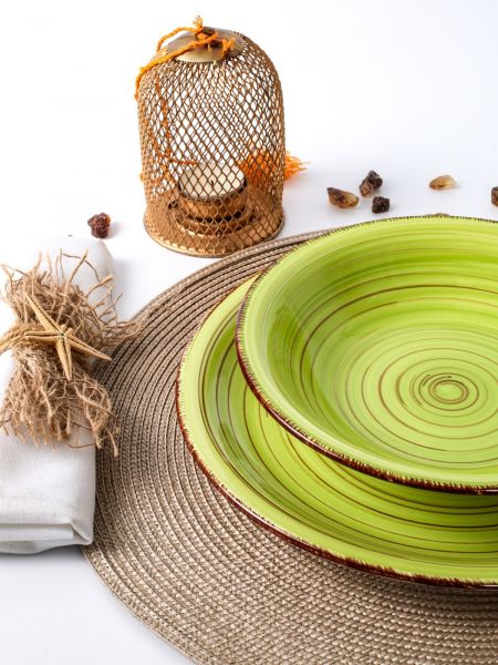 Тарелка обеденная LEMONGRASS 26см DOMENIK