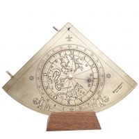 Квадрант Гюнтера Hemisferium Gunter's Quadrant 15х 0,7 Н 17 см, бронза