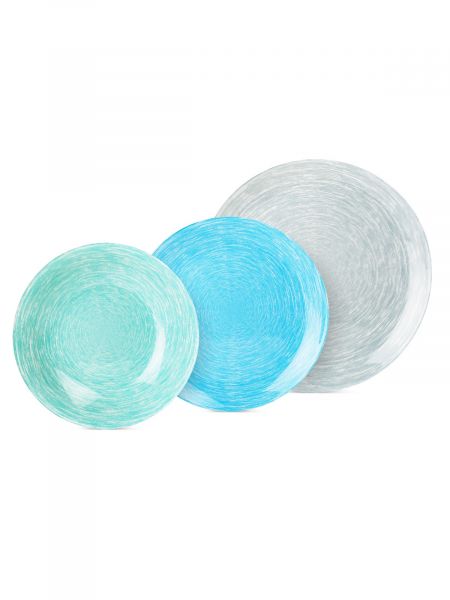 Набор столовый БРАШМАНИЯ МИКС&МАТЧ 18пр (гранит&тюрк &блю)  LUMINARC