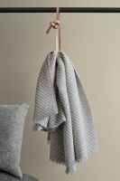 DIAGONAL grey/light grey Плед 130/190 35% альпака + 35% шерсть + 30% микрофибра 790 гр