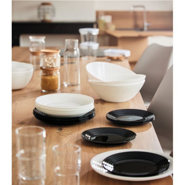 Тарелка обеденная АРЕНА ЧЕРНАЯ25см LUMINARC