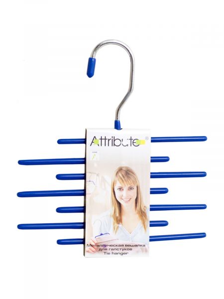 Вешалка для галстуков 8см цвет: синий ATTRIBUTE