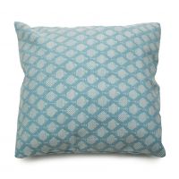 CARPATES turquoise подушка декоративная 40/40 бирюзовый хлопок пике, 400 г/м2