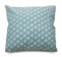 CARPATES turquoise подушка декоративная 40/40 бирюзовый хлопок пике, 400 г/м2