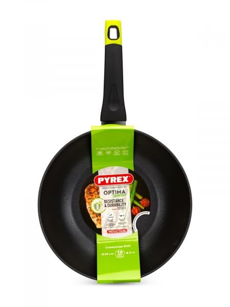 Сковорода-вок OPTIMA GREEN 28см индукция PYREX