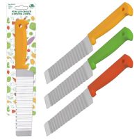 Резак для овощей и фруктов ГОФРЕ 23см МУЛЬТИДОМ