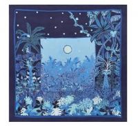 Платок Petrusse REVE BLEU 105/105 шелк 100%